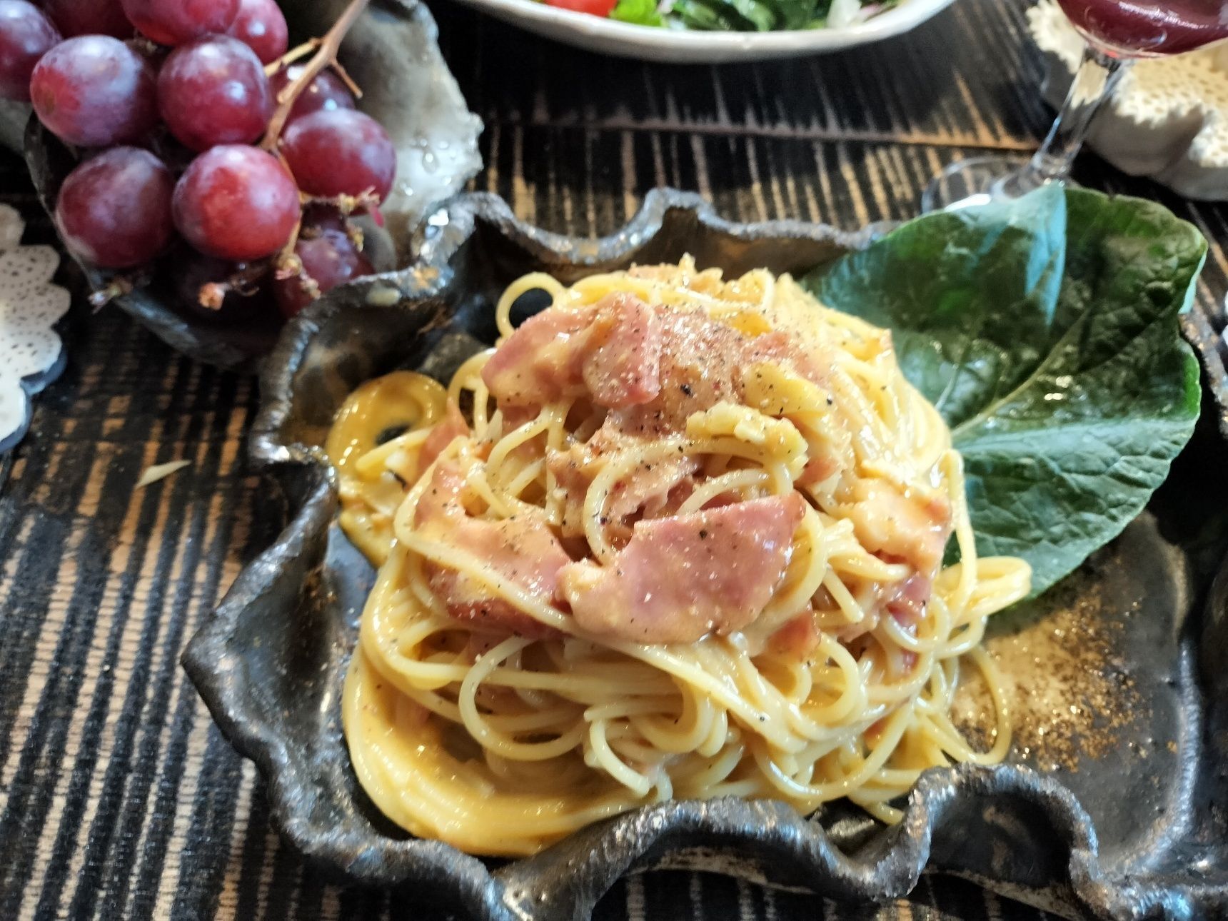 【濃厚パスタ（コク旨濃厚カルボナーラ）】