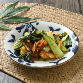 5分で完成！「チンゲン菜のキムチ炒め」