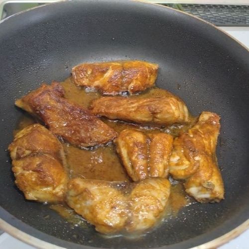 こんがり焼く