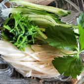 簡単！数秒！つゆの素にひと手間加えて風味と香りをプラス！冷やしうどん！長芋そうめん！きゅうりそうめん