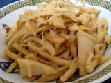 今が旬！淡竹（ハチク）の炒め物