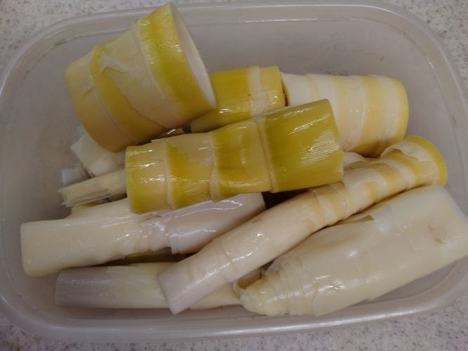 淡竹の下処理