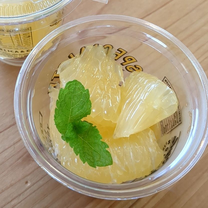 ミントの葉も添えました！