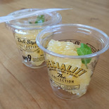 Seriaのカップでランチのデザートを可愛く！