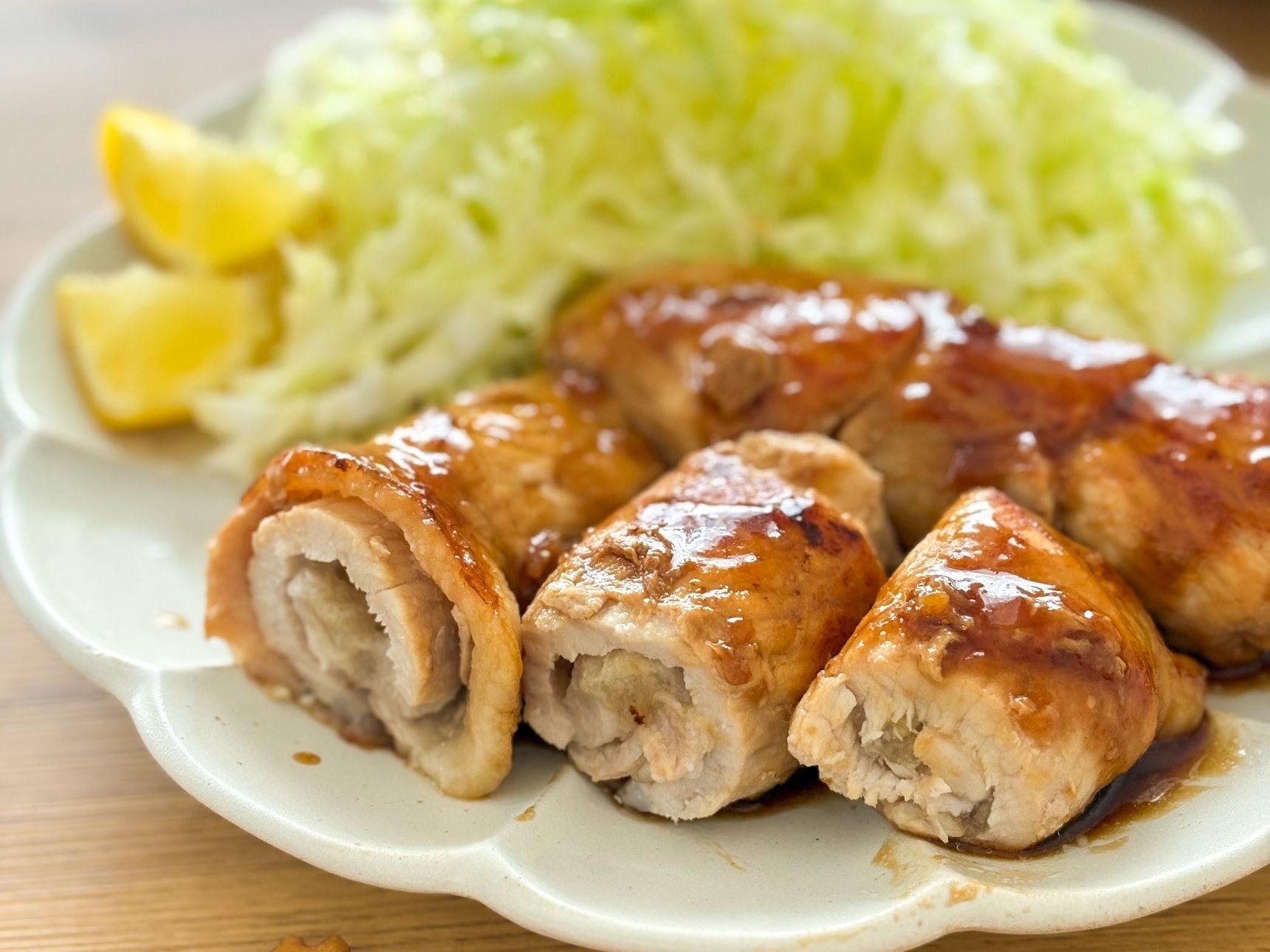 切り分けて盛り付ける