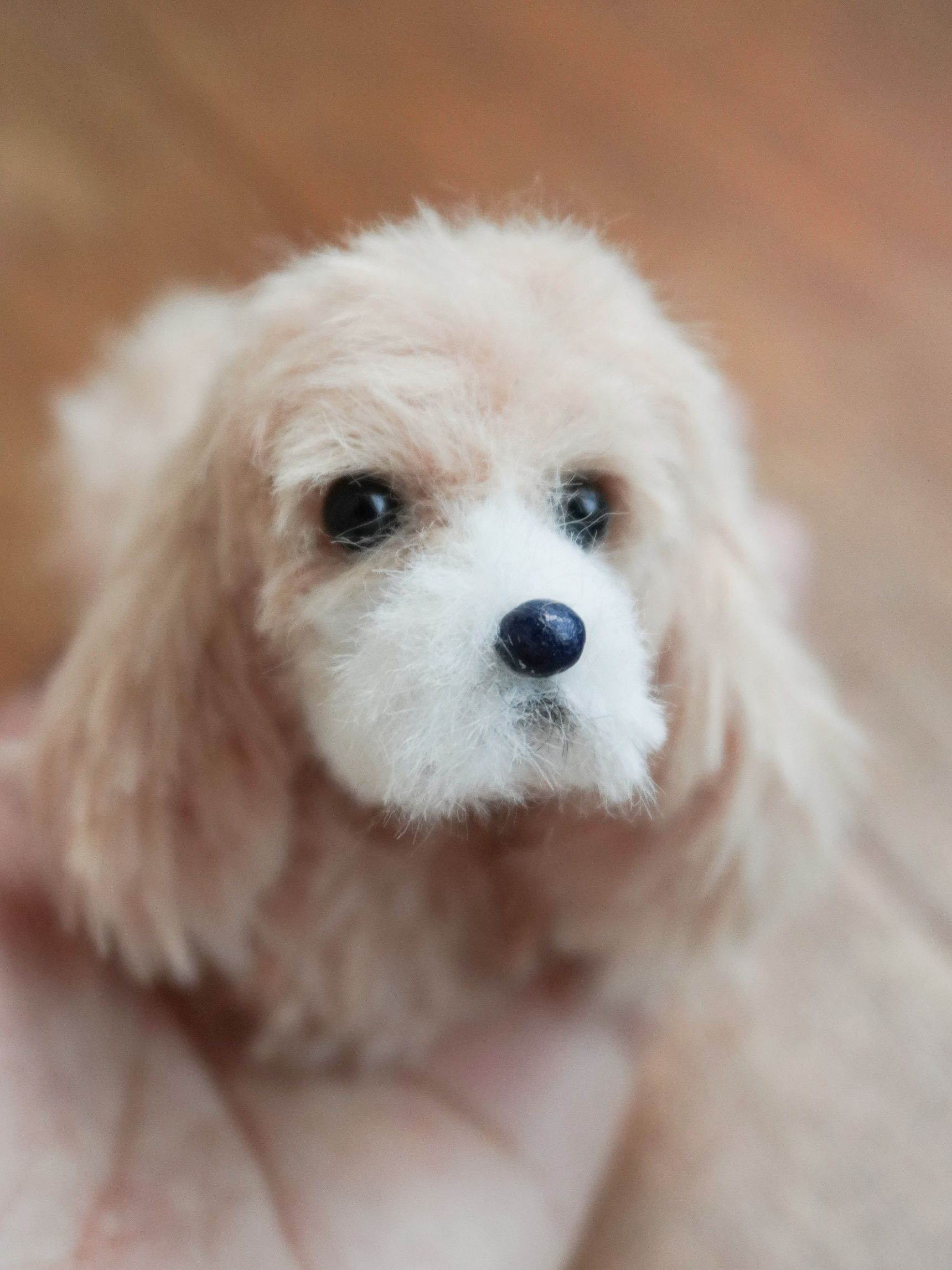 手芸動画/100均モールを使った犬の作り方・コッカースパニエル