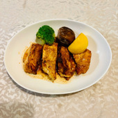 さっぱりジューシーな「チキンステーキレモン醤油」