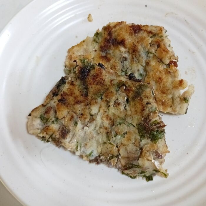 魚のコノシロと青じそのチヂミ焼き