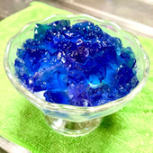紫陽花杏仁豆腐
