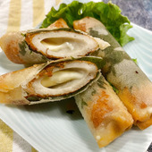 味付けいらず！大葉香るちくわチーズ春巻き