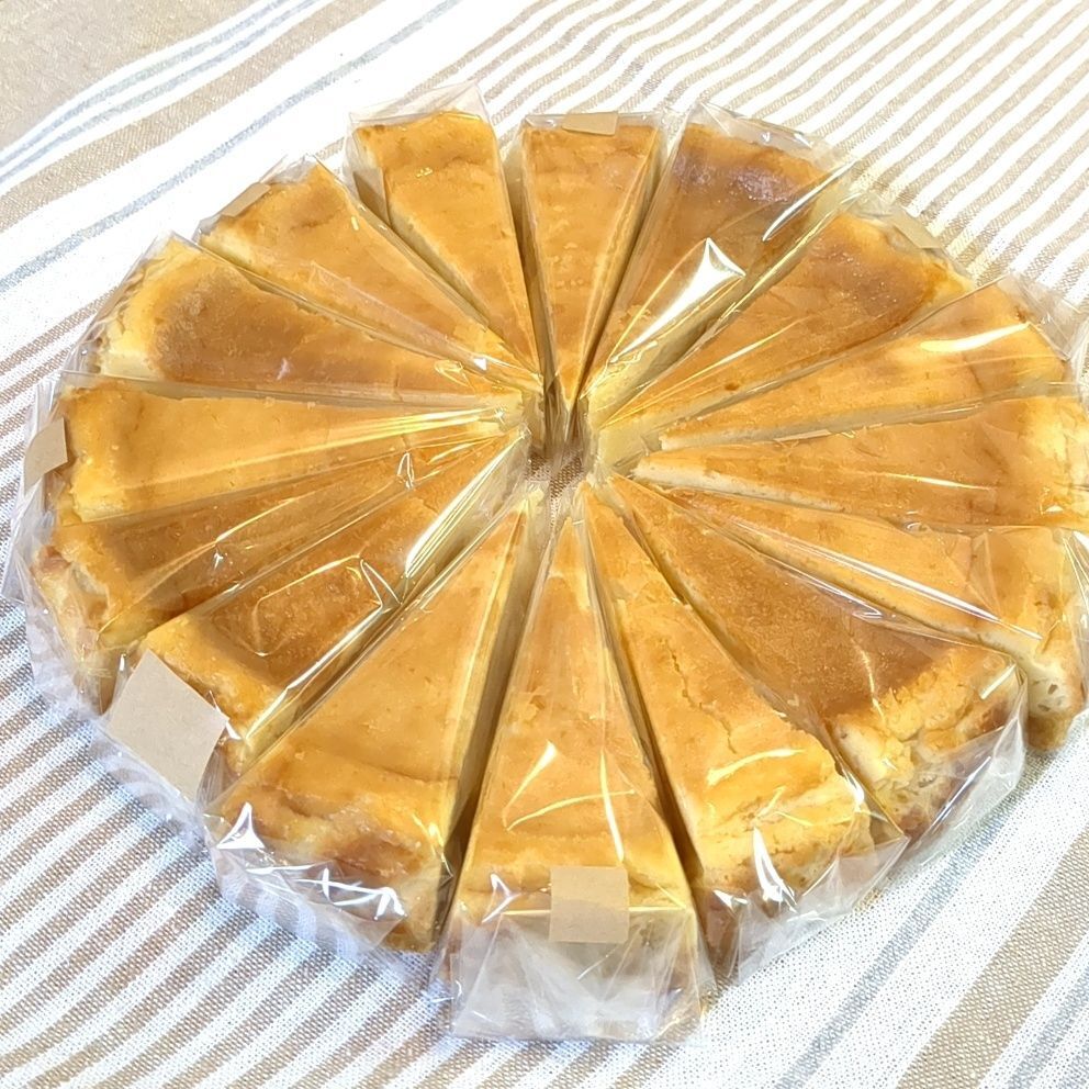 (おまけ)夕べ焼いたチーズケーキです！