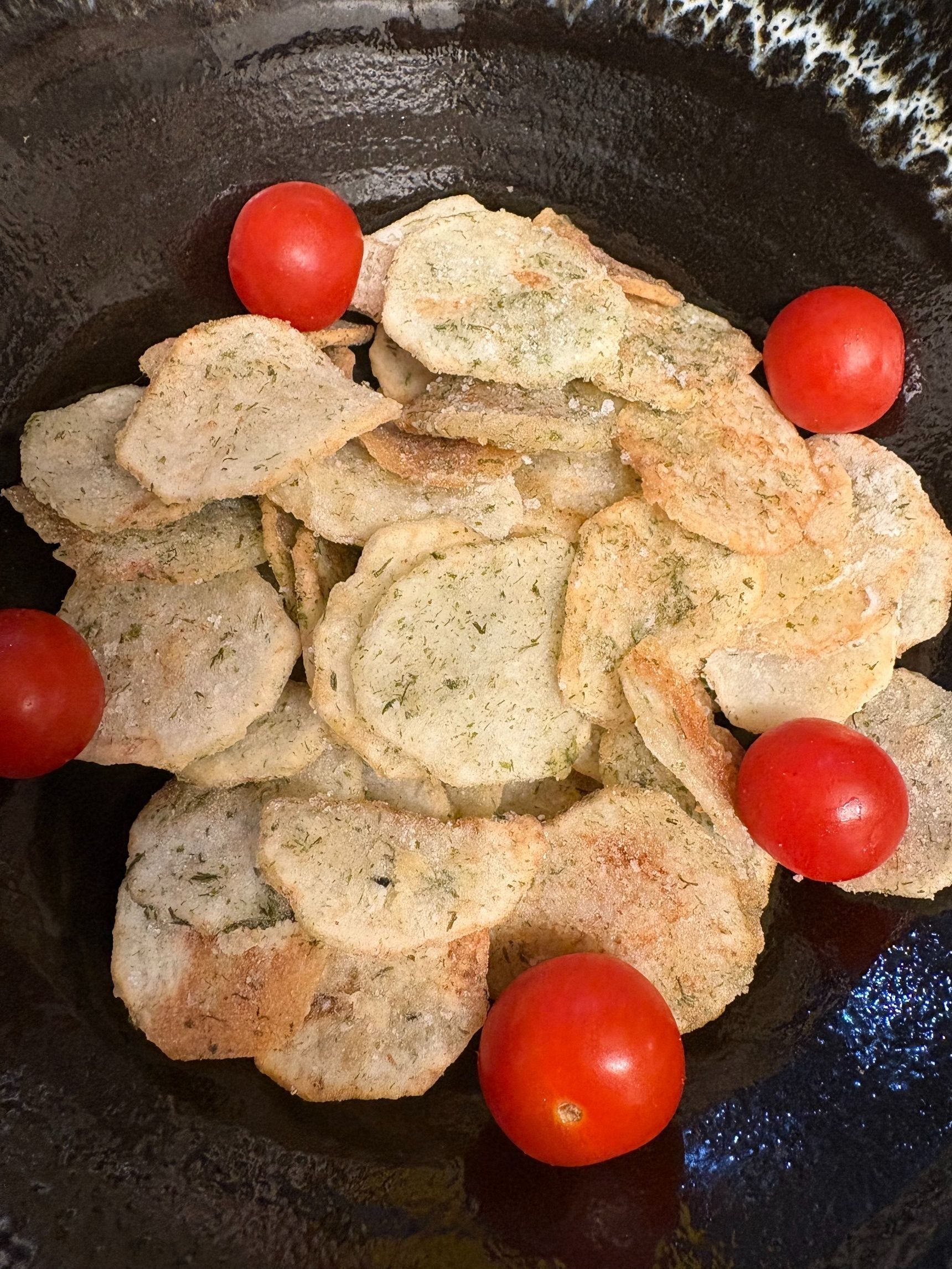 長芋でチップス作ったら美味しかった！