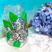 初夏を楽しむ！レモンで青から紫に変わる！ステンドグラスのような紫陽花ゼリーと紫陽花ヨーグルト