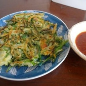 玉ねぎとベーコンの米粉ジョン