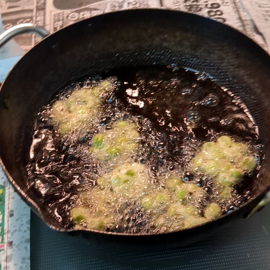 揚げました！