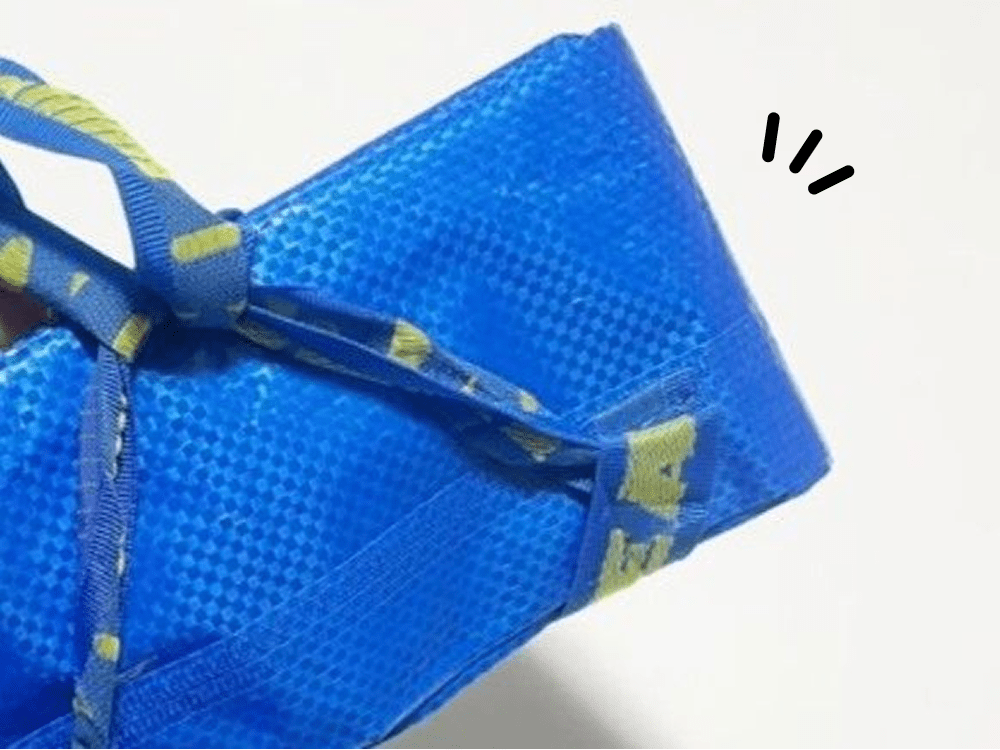 【超便利】KEAの〈青バッグ〉をコンパクトにたたむ小ワザ！