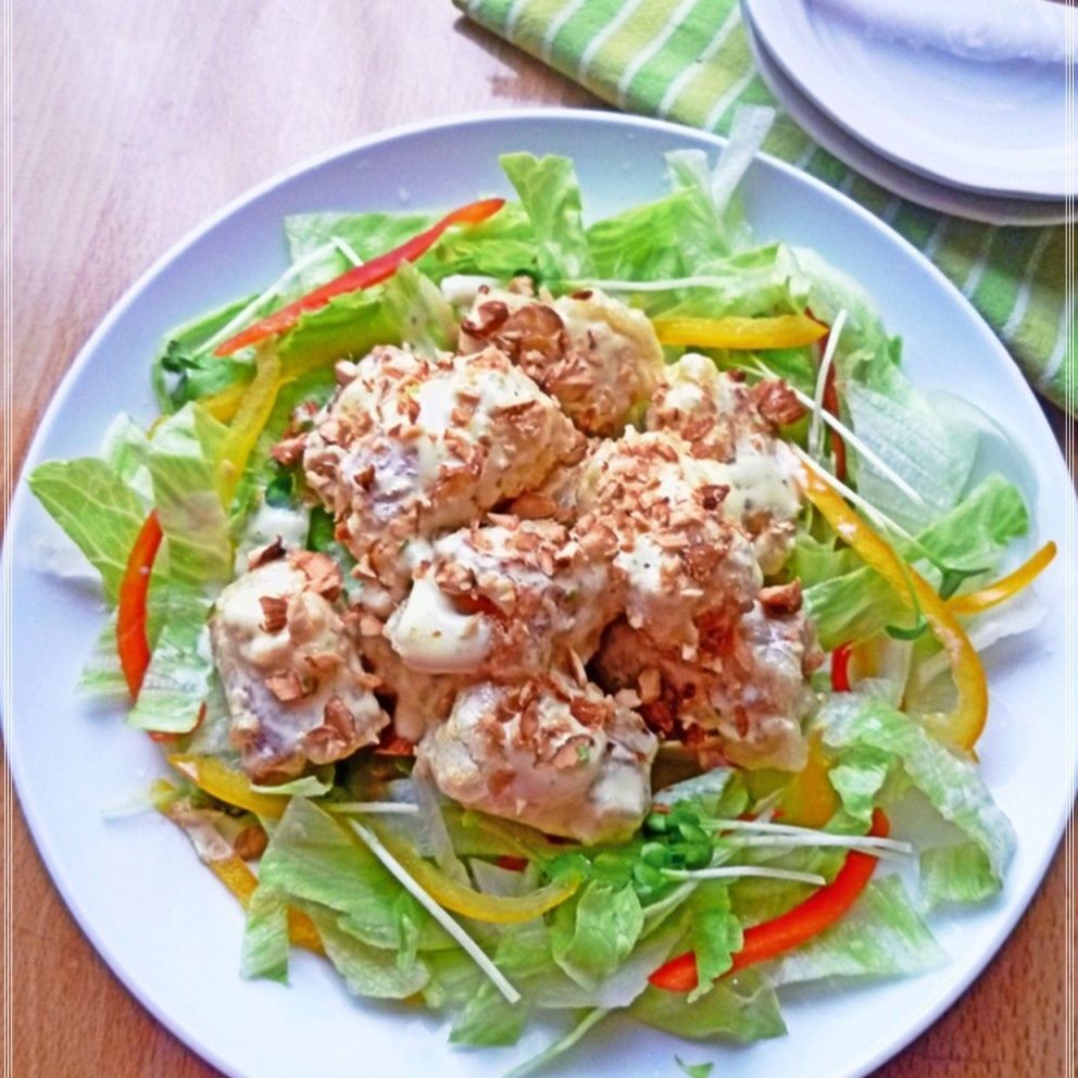 梅風味のちくわのエビマヨ風