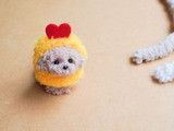 【セリア】作る＆着替えを楽しめる！手作りモール犬
