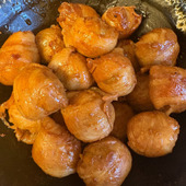 肉巻き玉こんのコロコロ炒り煮！