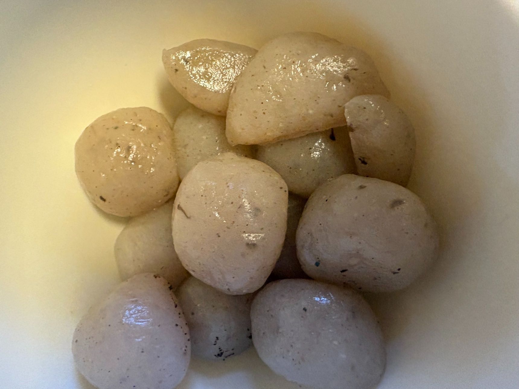 ちなみにこれくらい残った玉こんは…いつもの食べ方で