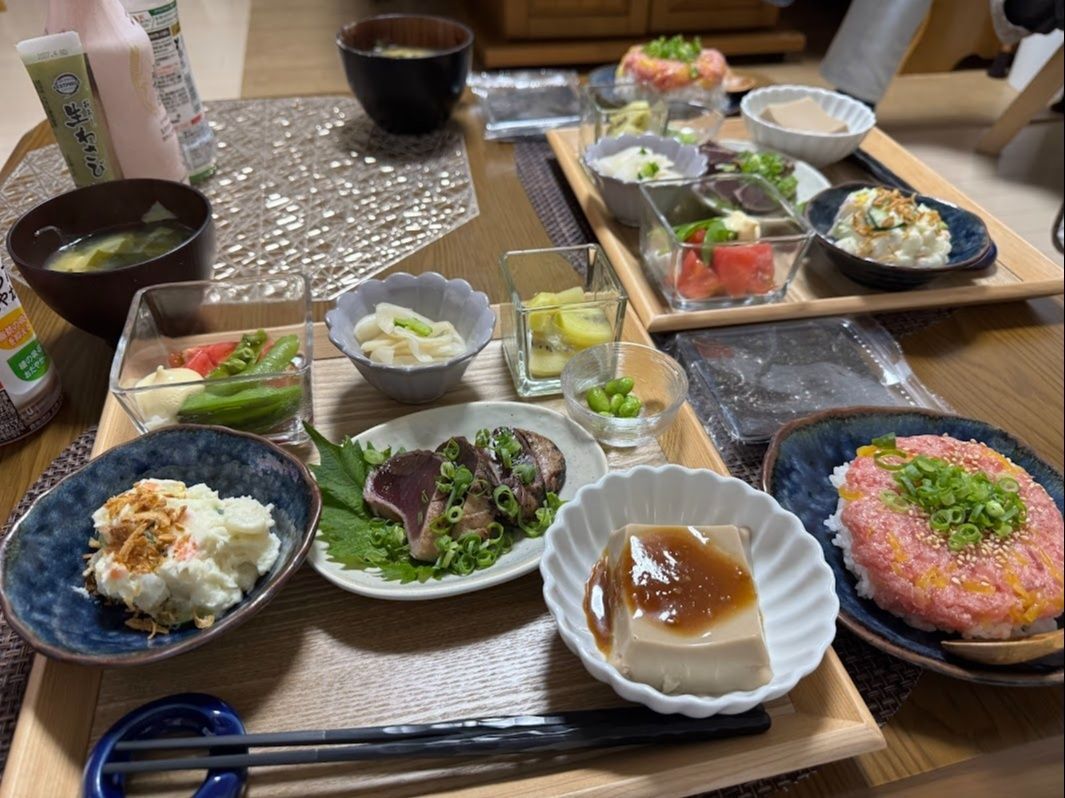 買ってよかった！白木のおぼんで「小鉢御膳」
