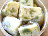 【美味しいと褒められた！】グリンピースから作ったウグイス餡で米粉の蒸しパン！