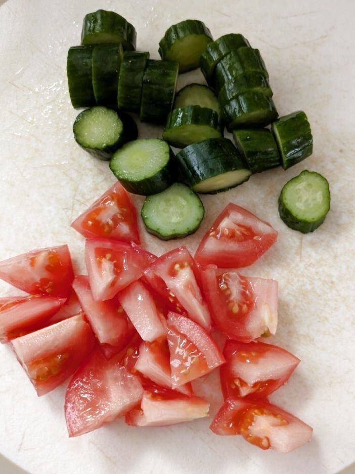 野菜をカット