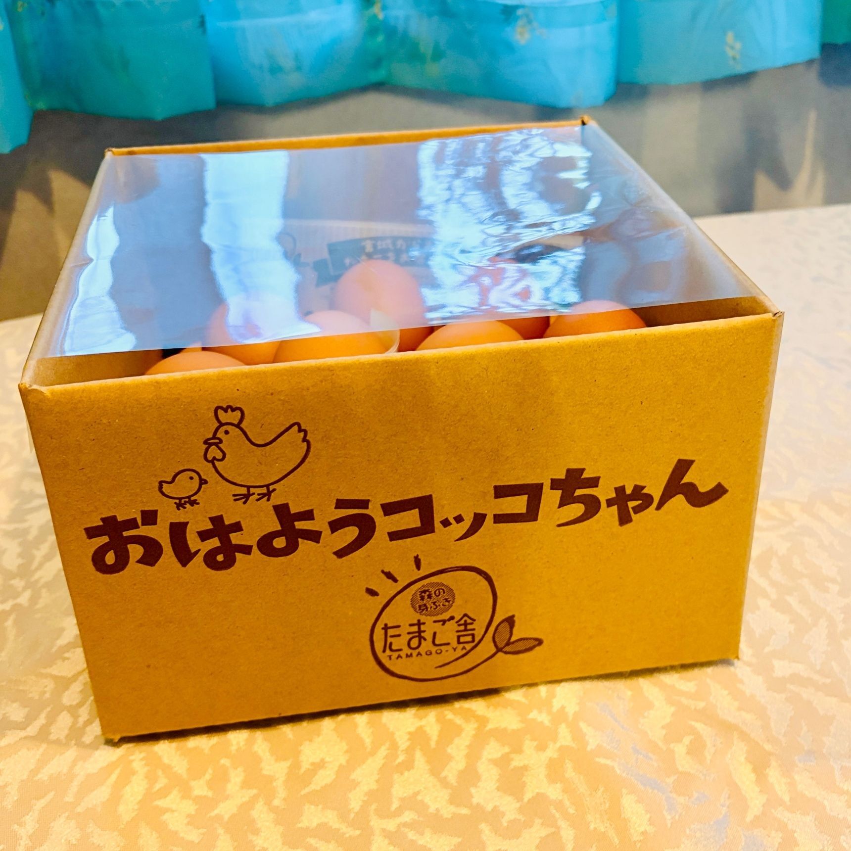 スイーツ売り場で販売！大自然の蔵王生まれの卵