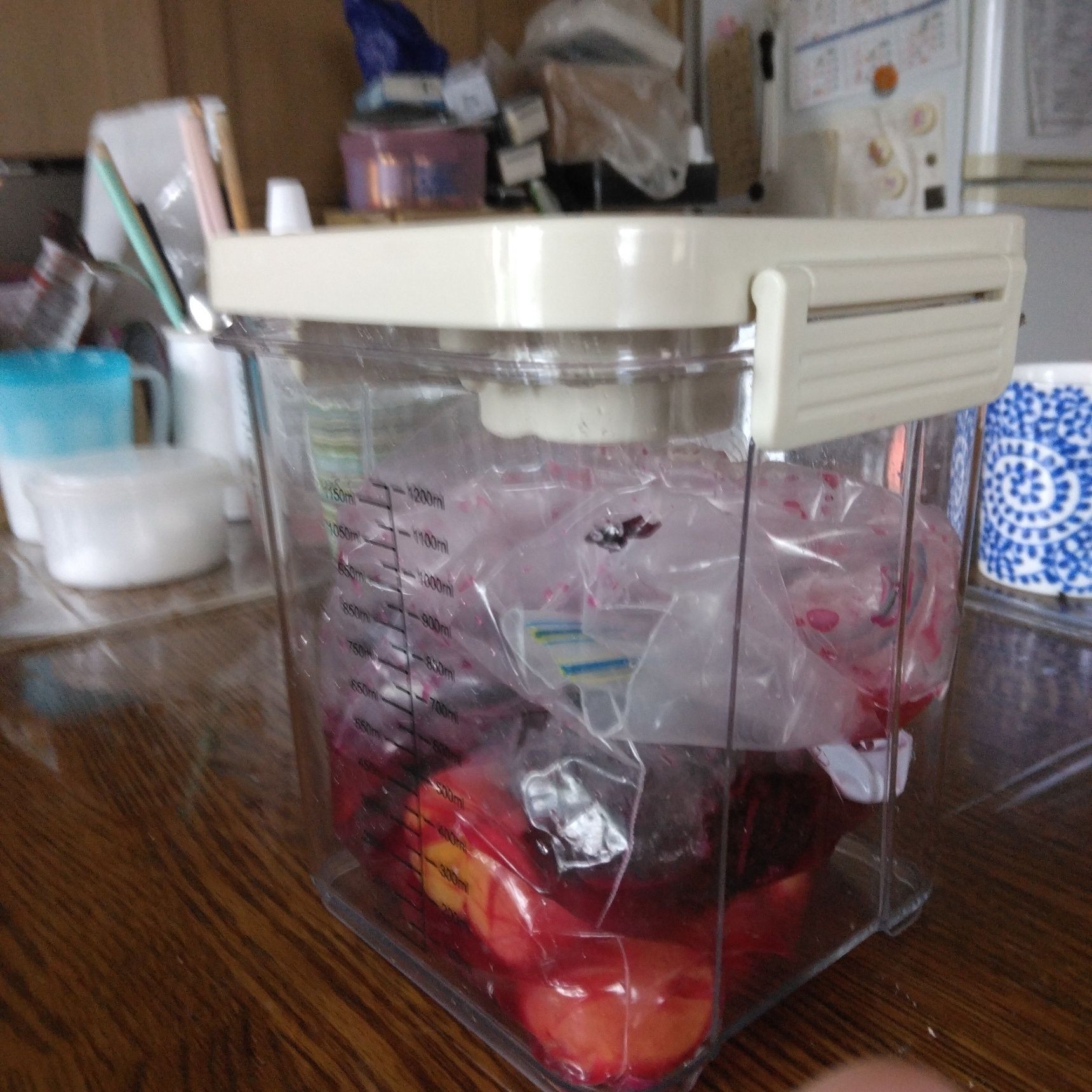 もみしそを入れる