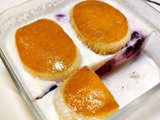 勝手にコラボスイーツ！ベリーヨーグルトゼリーとチーズ蒸しケーキ