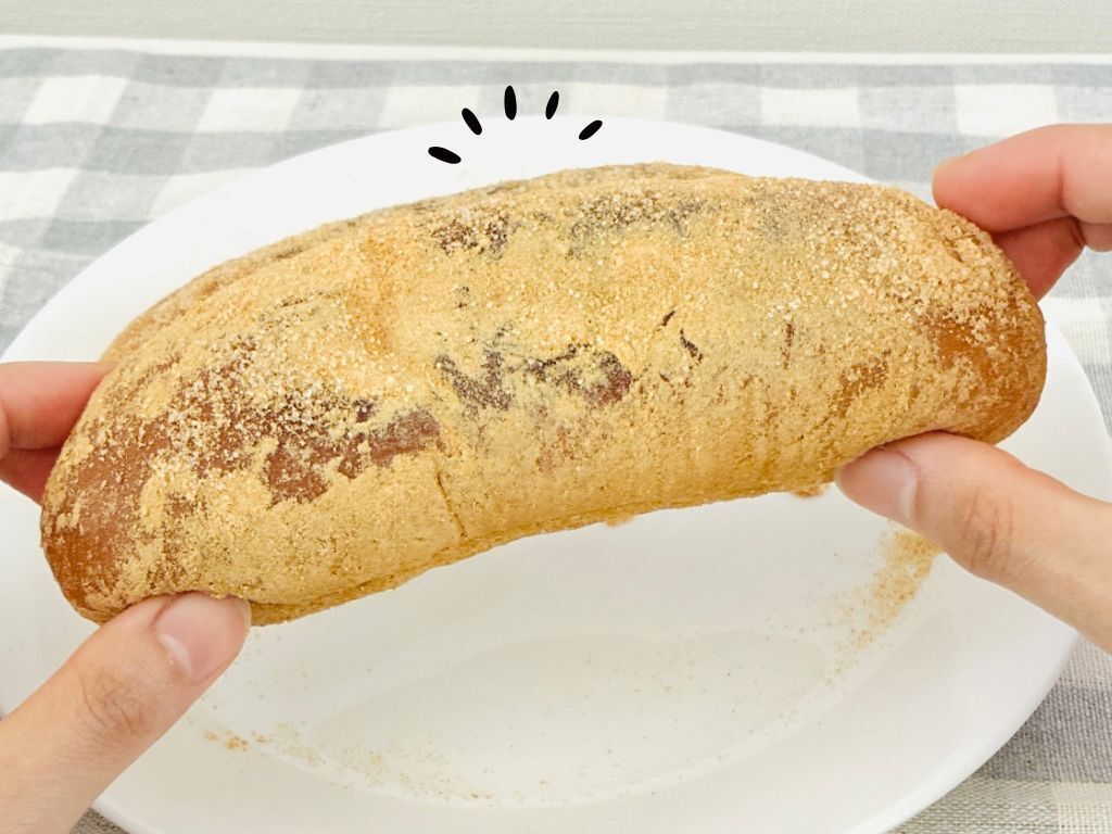懐かしい人には懐かしい！？給食の『きな粉揚げパン』を揚げずに簡単に作る方法。これは再現度高めですよ～～！！