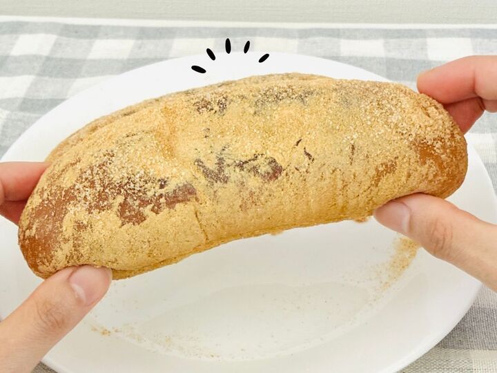 懐かしい人には懐かしい!?給食の『きな粉揚げパン』を揚げずに簡単に作る方法。これは再現度高めですよ~~!!