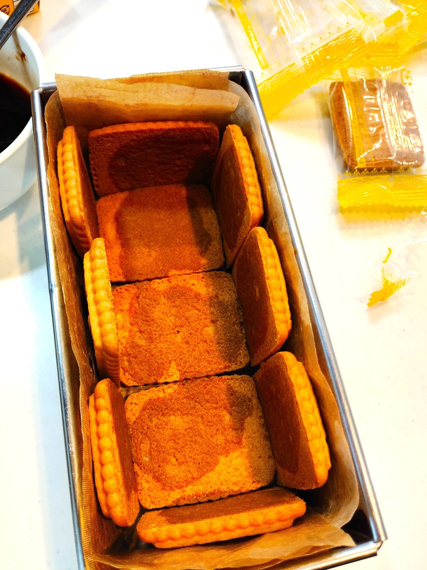 型にチョイスを敷く