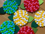 100均デコボールで、簡単可愛いすぐできる！手作り紫陽花コースター！