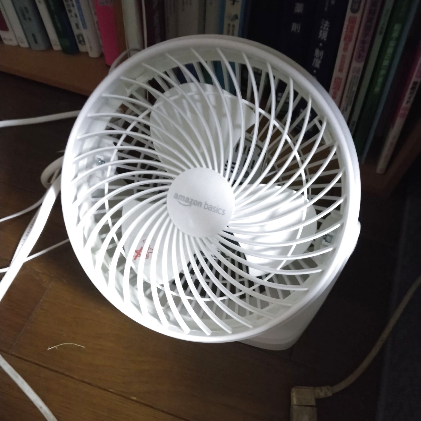 お風呂上りに脱衣所で涼しい