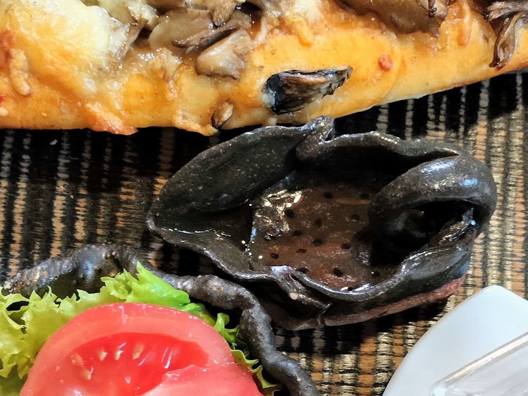 食べる直前に、梅酒をかけて、いただきまーす！