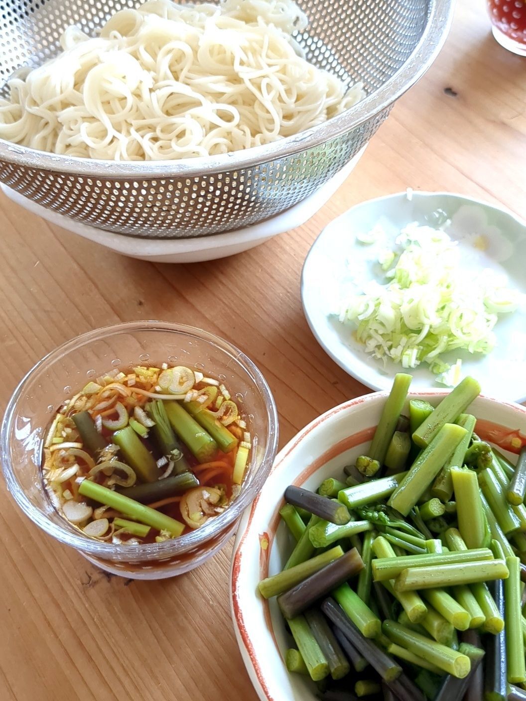 今日の薬味はコレ！そうめんのお昼ご飯