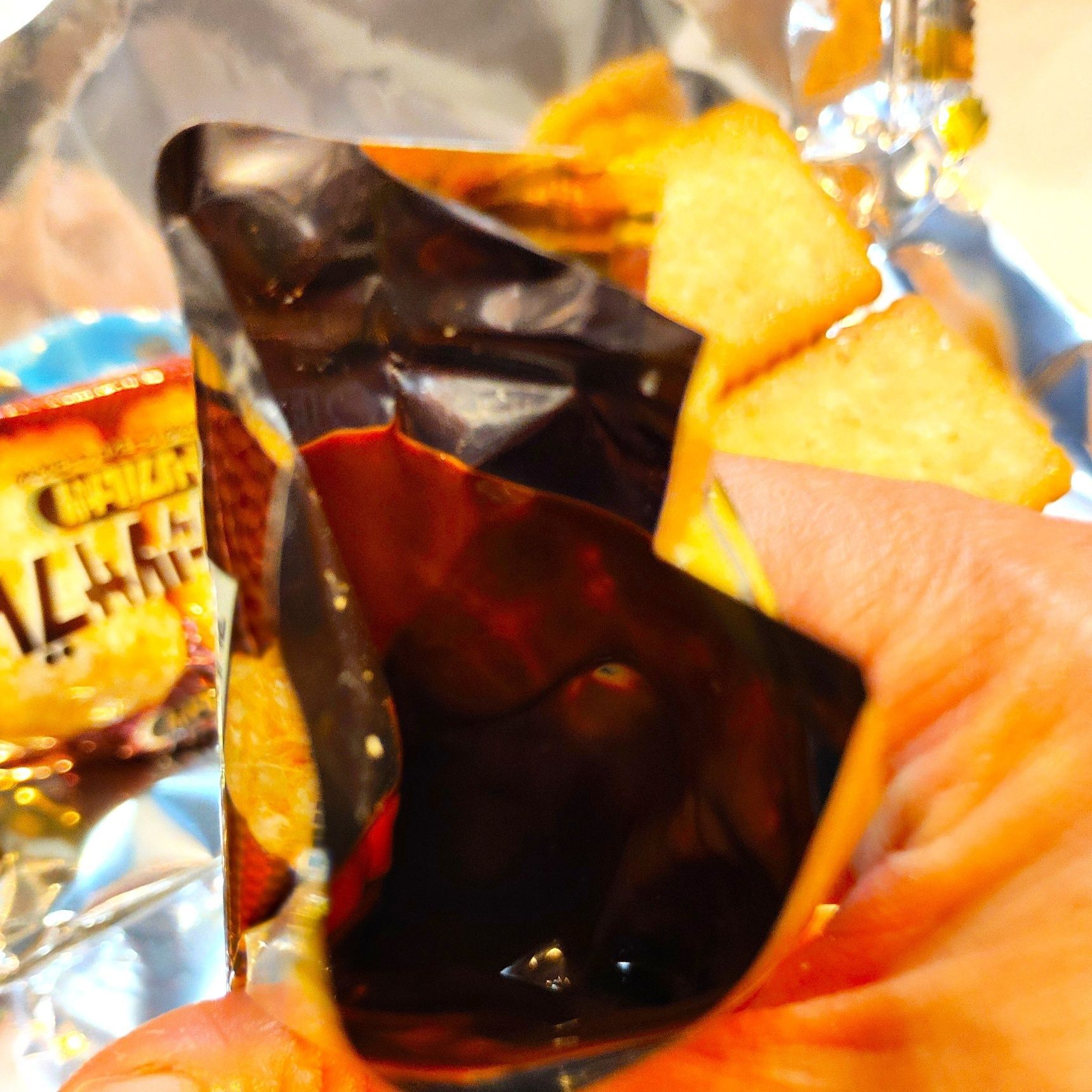 チョコを加熱する