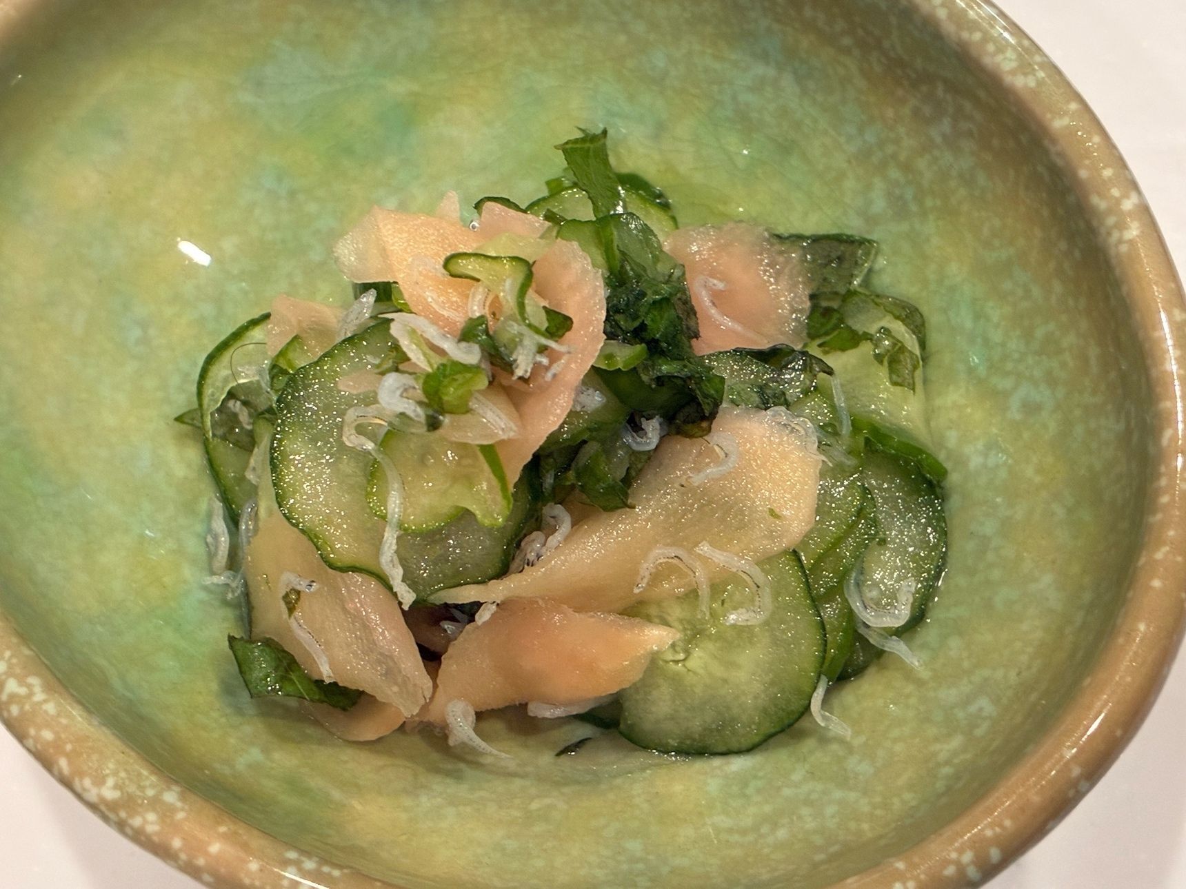 甘酢漬け生姜ときゅうりのさっぱり副菜