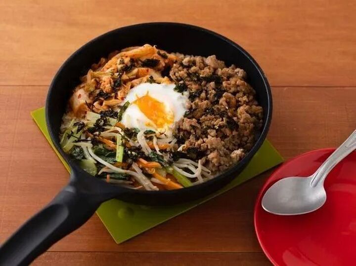 【今日の夜ご飯決定!】使うのはフライパンだけ〈およね式ビビンパ〉がラク旨すぎる件♡