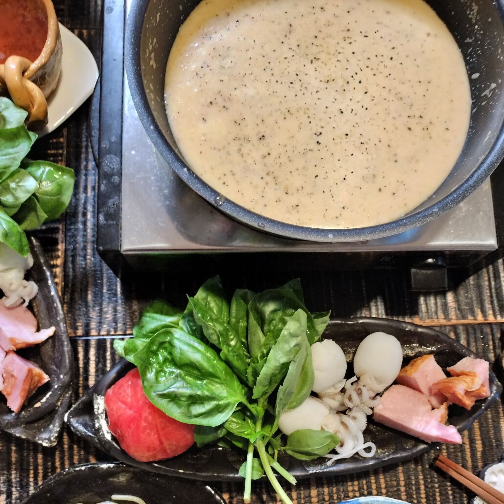 簡単！コク旨！濃厚！大人のチーズフォンデュ！パスタとパスタソース使用！