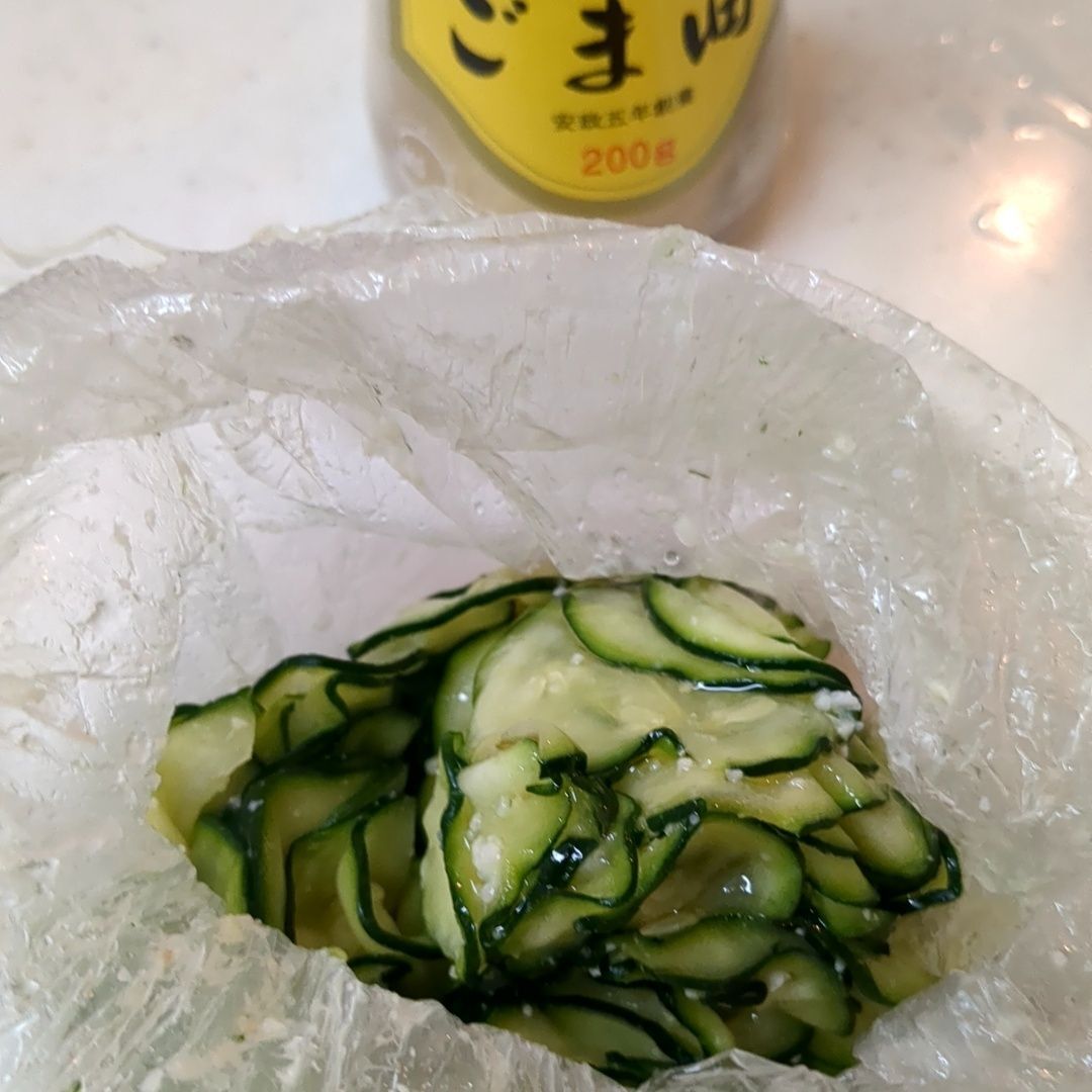 ごま油を加えます！