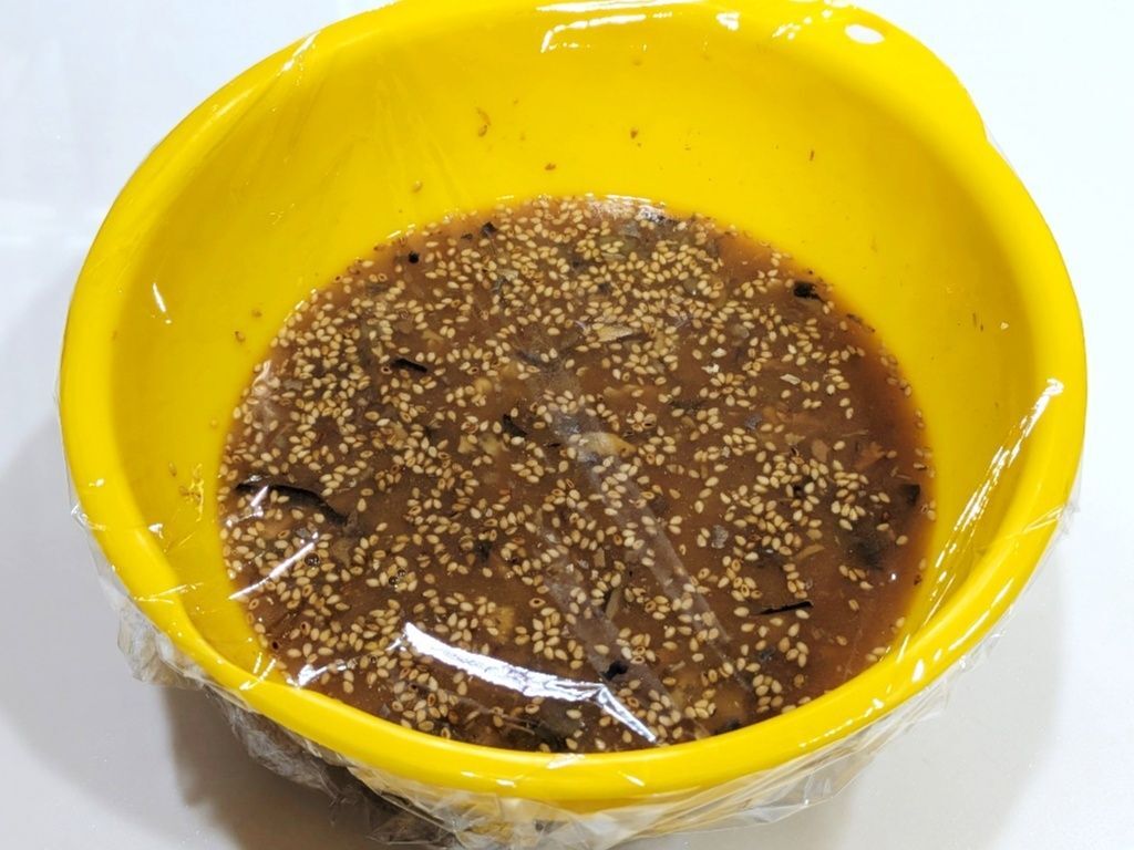 一旦冷蔵庫で冷やします