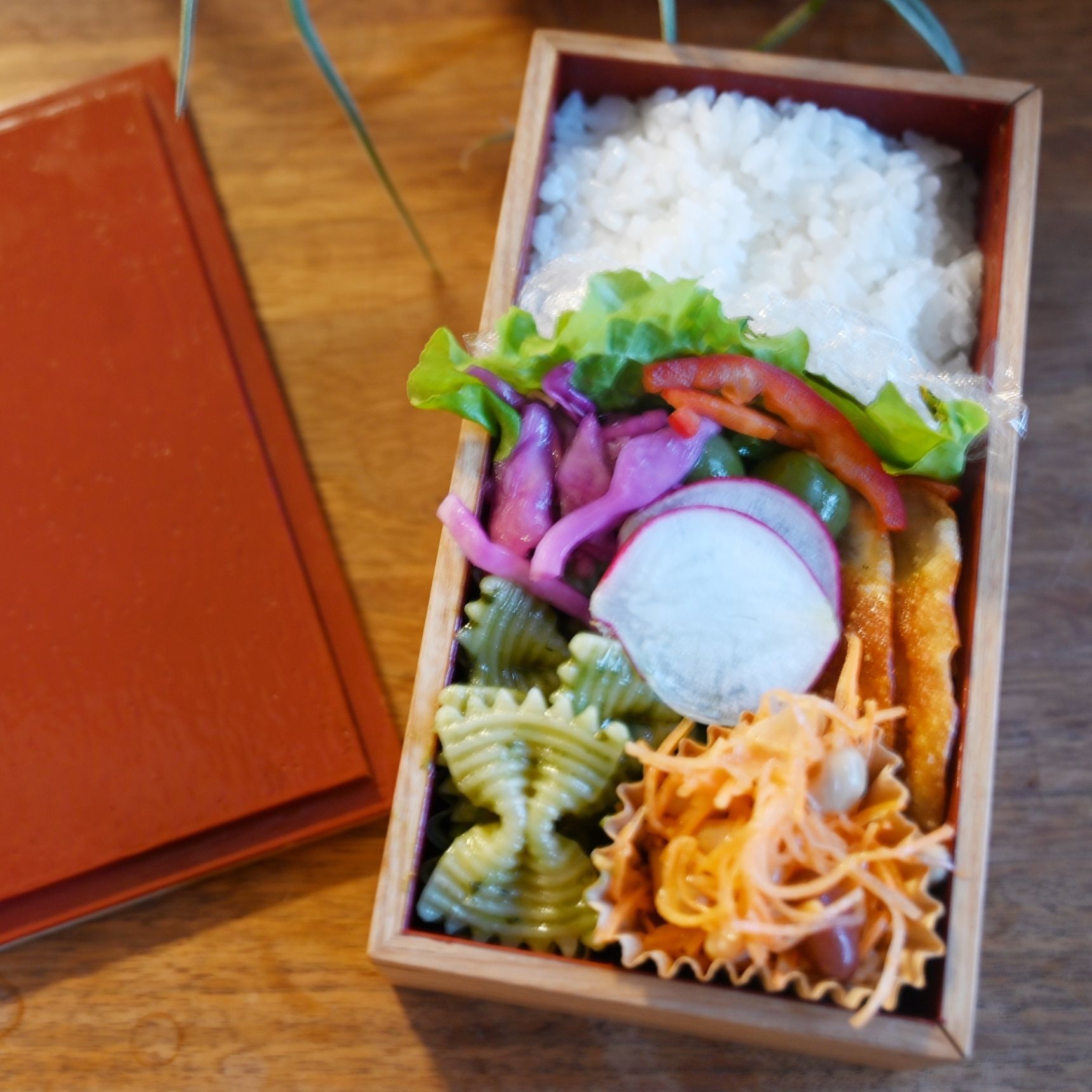 ④ある日のベジタリアン弁当