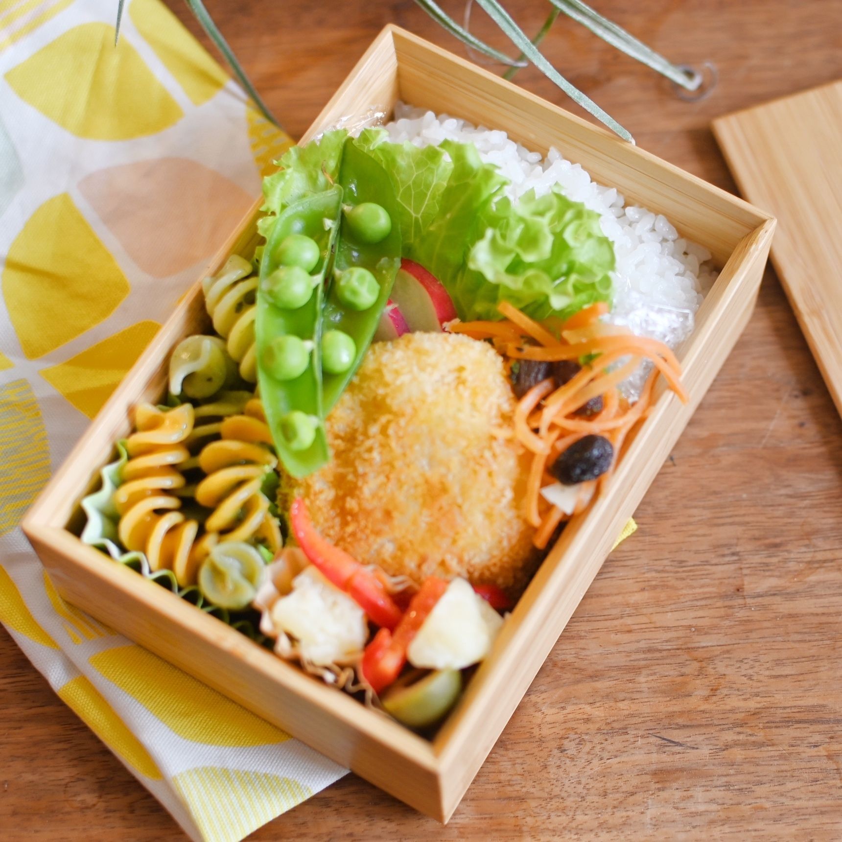 ②ある日のベジタリアン弁当