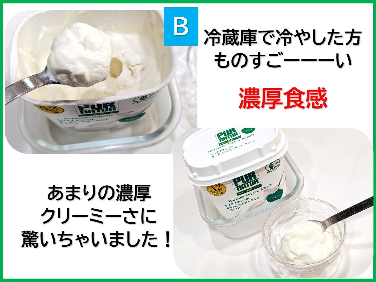 B:驚くほど濃厚で滑らかな【韓国風フローズンヨーグルト】