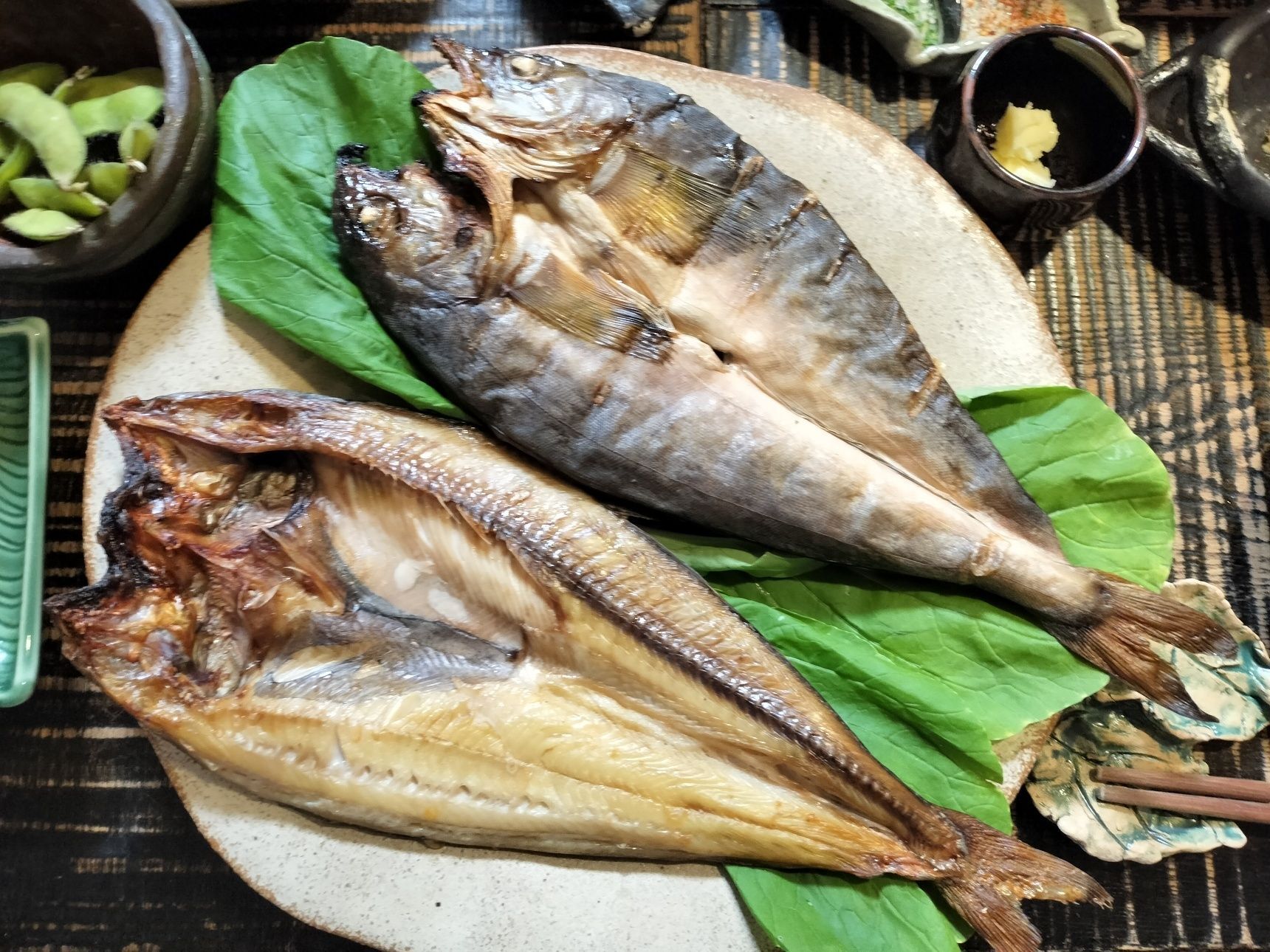 【1品目】ほっけを魚焼きグリルで焼く→器に盛り付ける