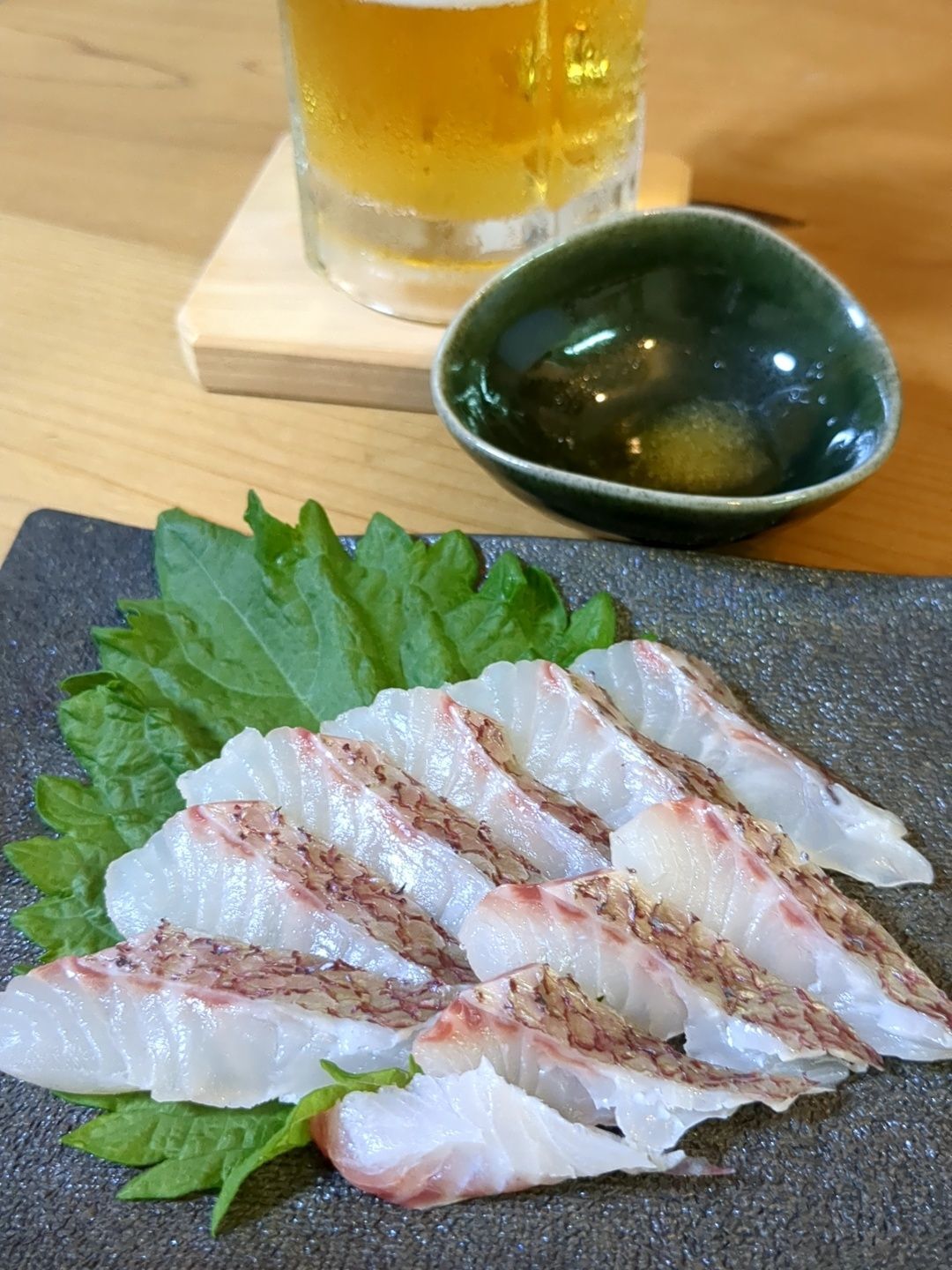 鯛の刺身は是非これで食べてみて下さい！！！