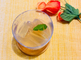 ひんやり、爽やか、梅ゼリー