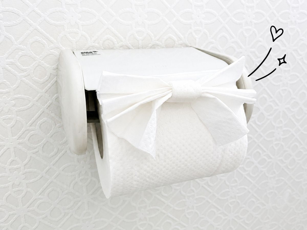 来客前に絶対やりたい！トイレが劇的に可愛くなる「リボン折り」の作り方【エリエール公式に教わりました♪】